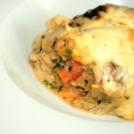 Lasagne mit Spinatsoße