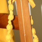 Kette aus Stoff genäht