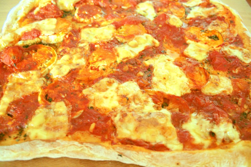Auberginen Pizza