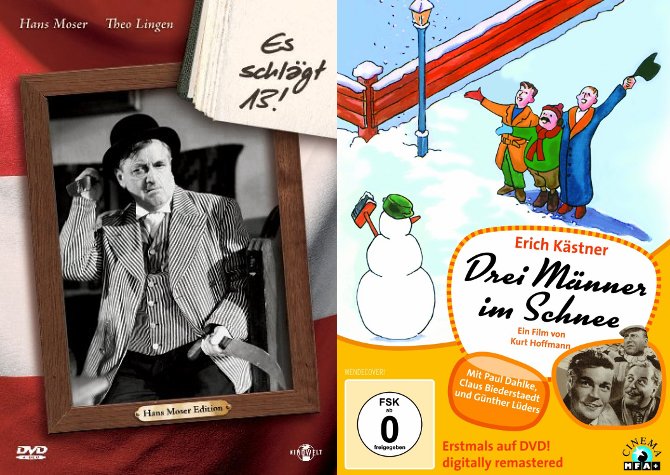 DVDs: "Jetzt schlägt's 13!" und "Drei Männer im Schnee"