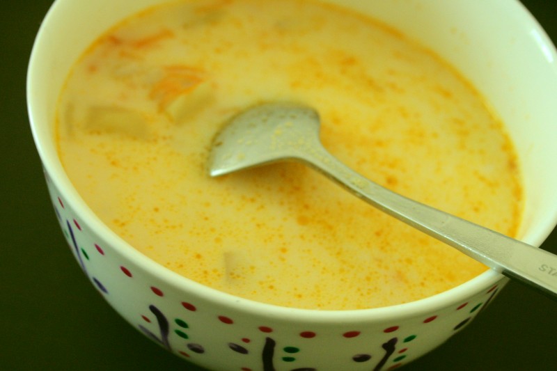 Weiße Bohnensuppe